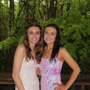 Elegant Pink and White Dresses